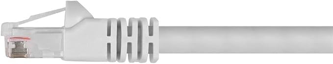 Monoprice Cat5e 100ft White Patch Cable UTP 24AWG 350MHz Pure Bare Copper - Image 2