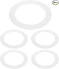 PATIKIL 5" ID 7.5" OD Plastic Trim Ring, Translucent Matte White by PATIKIL