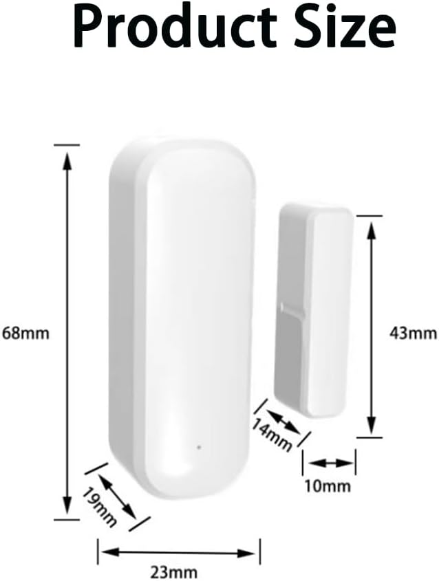 WiFi Door Sensor, Smart Door Open/Closed Detectors, 2.4G WiFi Door Sensor - Image 4