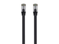 Monoprice Cat8 1ft Black Patch Cable Double Shielded 26AWG 2GHz 40G Pure Bare by Monoprice