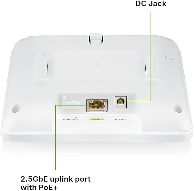 Zyxel WiFi 7 Wireless Access Point BE6500 | PoE+ / AC Powered | 2.5Gb Ethernet - Image 9