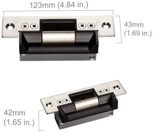 Waterproof Metal Keypad Reader Standard North American Strike Lock TCPIP 1 Door - Image 4