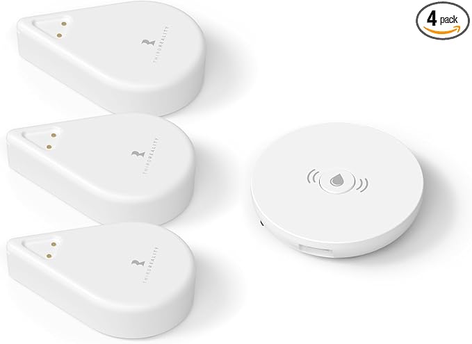 THIRDREALITY Smart Water Leak Sensor KM1, Matter Over WiFi, 1 KM1-controller by ThirdReality
