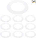 PATIKIL 3.2" ID 4.9" OD Plastic Trim Ring, Translucent Matte White by PATIKIL