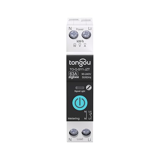 TONGOU ZigBee DIY Smart Switch 63A| DIN Rail Switch| 1P+N 90-240VAC| Real-time by TONGOU-Benefityourlife