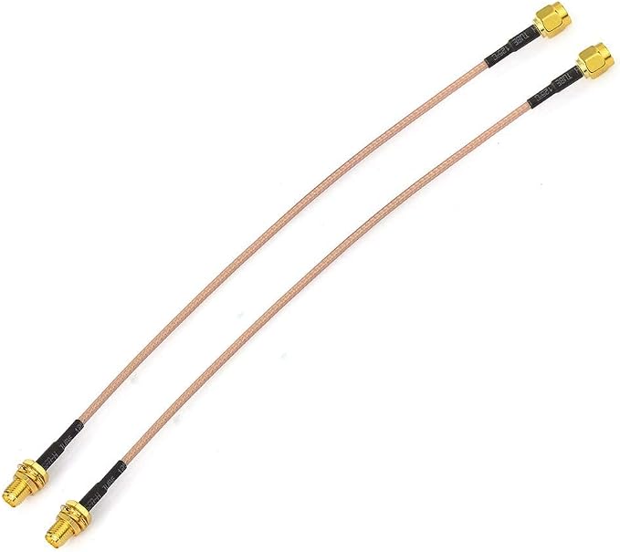 Bingfu WiFi Antenna Extension Cable RP-SMA Male to RP-SMA Female Bulkhead Mount by Bingfu-AntennasConnectivity