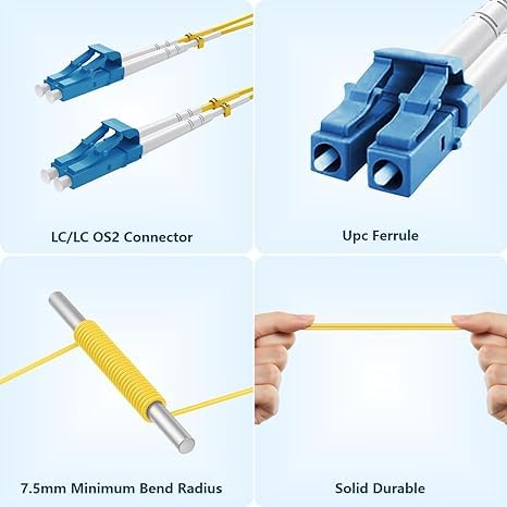 Yonwide Single Mode Fiber Patch Cable - 30m - Image 4
