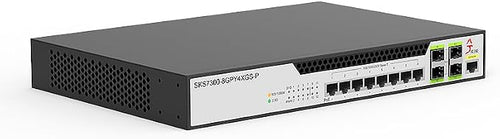12-Port 2.5G L2 Managed POE Switch, 8xRJ45 Ports and 4x10G SFP+, 124W Power - Image 2
