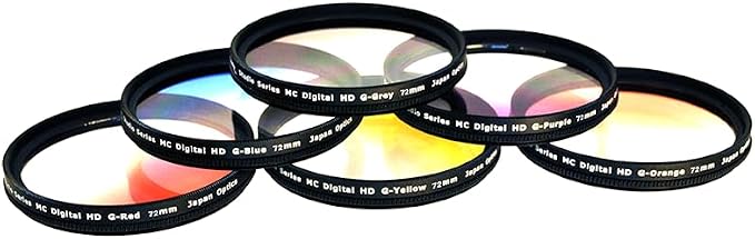 72MM Ultimaxx Professional Six Piece Gradual Color Filter Kit - Image 3