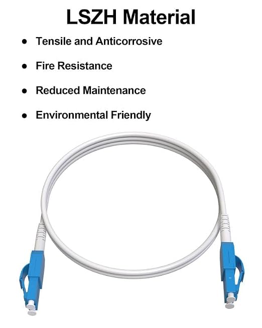 15M OS2 LC to LC Outdoor Armored Fiber Patch Cable, Uniboot Single Mode 9/125µm - Image 4