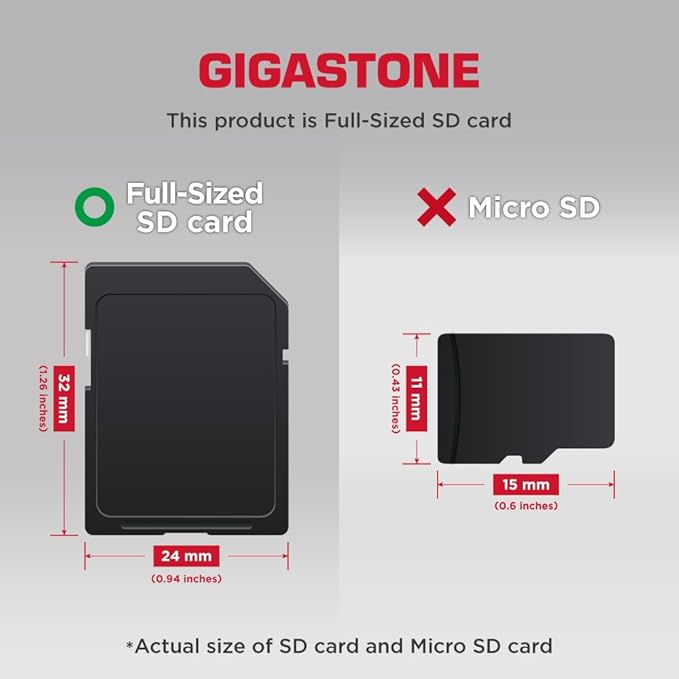 GIGASTONE 256GB SD Card, Camera Plus, UHS-I V30 U3 SDXC Memory Card High Speed - Image 2