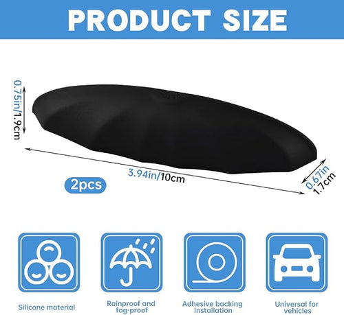 2Pcs Rear View Backup Camera Cover, Universal Car reversing Camera Rain Cover - Image 2