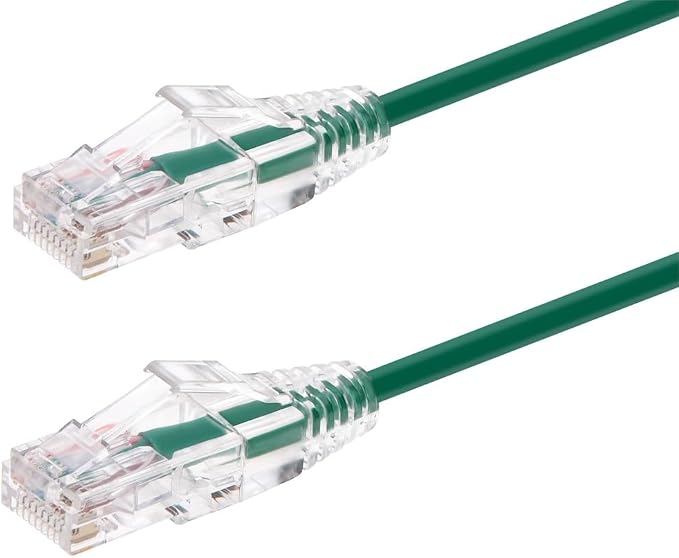 Monoprice Cat6 14ft Green Component Level Patch Cable UTP 28AWG 550MHz Pure by Monoprice
