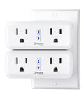 Dual Smart Plug 15A, GHome Smart Plugs Work by GhomeSmart