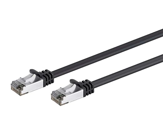 Monoprice Cat8 5ft Black Patch Cable Double Shielded 26AWG 2GHz 40G Pure Bare - Image 2