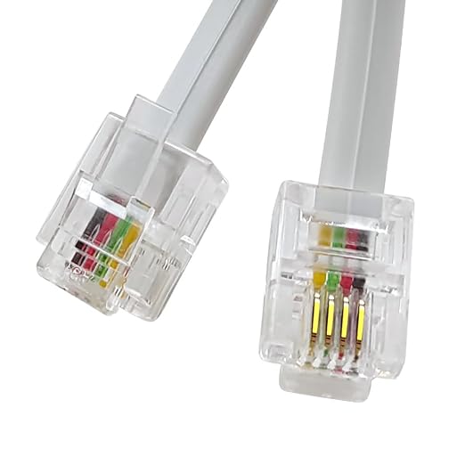 Phone Cable 10 Feet Telephone Line Cord by XANHAM