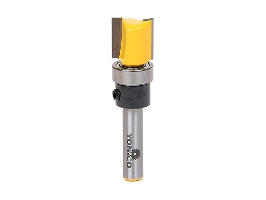 YONICO Flush Trim Router Bit 1/2-Inch Hinge Mortise 1/4-Inch Shank 14169q - Image 3