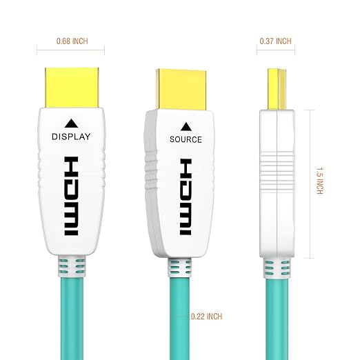 RUIPRO 8K Fiber Optic HDMI Cable 85 Feet 48Gbps 8K60Hz 4K120Hz Dynamic HDR - Image 7