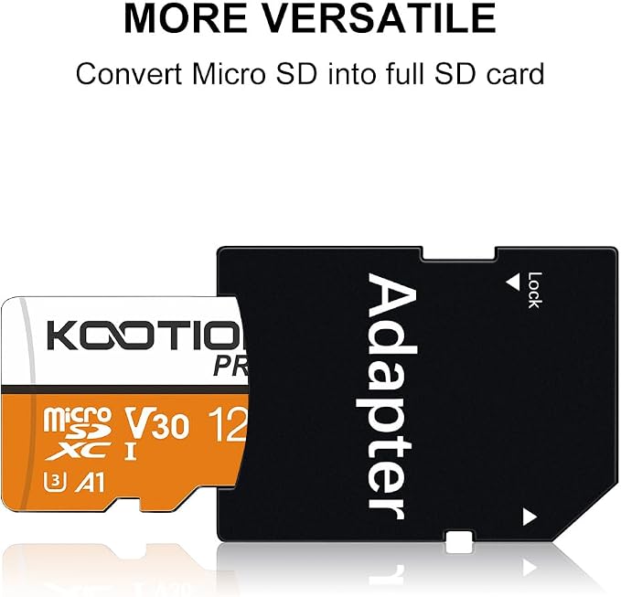 KOOTION 128GB Micro SDXC UHS-I U3 V30 A1 Memory Card - Image 8