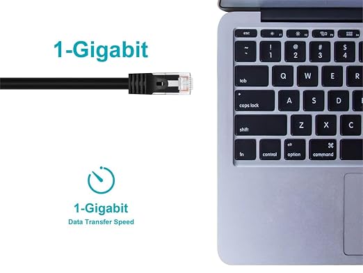 Monoprice Cat6 5ft Black Patch Cable UTP 24AWG 550MHz Pure Bare Copper Snagless - Image 5