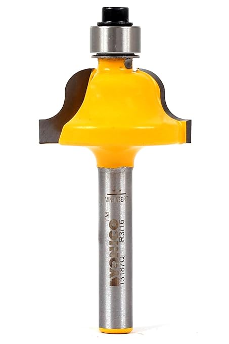 YONICO Roman Ogee Router Bits Edge Forming 3/8-Inch 1/4-Inch Shank 13187q by Yonico