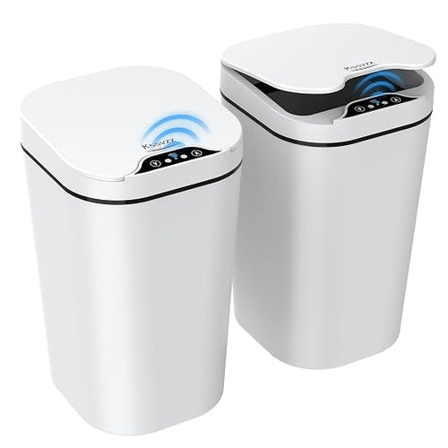 2 Pack Automatic Small Bathroom Trash Can by Kssvzz