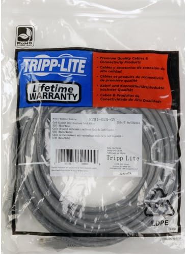 TRIPP LITE Cat6 Gigabit Snagless Molded Patch Cable - Image 2