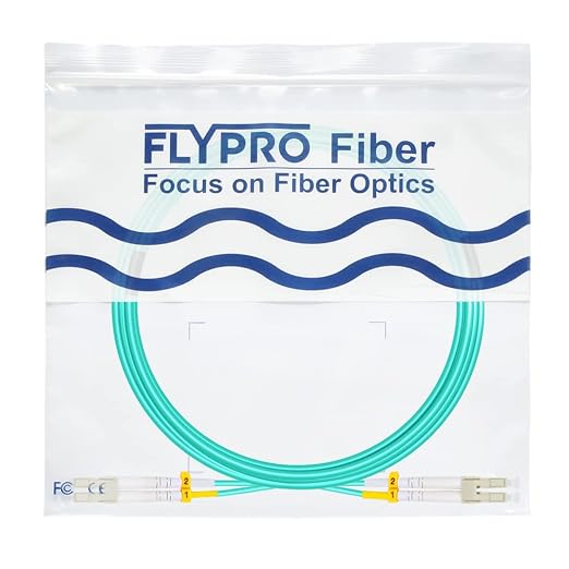 FLYPROFiber- LC to LC Fiber Patch Cable OM3 125M/410ft, Length Options: - Image 7
