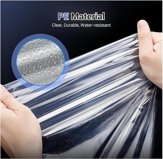 2 Pack Camera Rain Cover with Flash Clear Dust Proof Sleeve Protection - Image 6