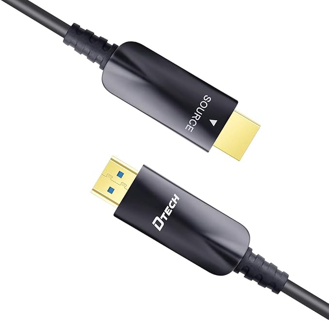 DTECH 25ft Fiber Optic HDMI Cable 4K 60Hz 1080p HD Video 3D ARC HDCP CEC High - Image 6