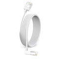 Flexible Cat 6 Ethernet Cable 270 °Upward Angle 6.6 Feet, Ultra Thin & Slim by DUTEVOLNS