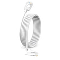 Flexible Cat 6 Ethernet Cable 270 °Upward Angle 15 Feet, Ultra Thin & Slim Rj45 by DUTEVOLNS