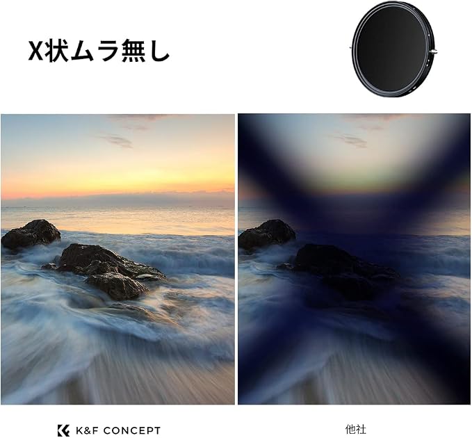 K&F CONCEPT 43mm Variable Fader ND2-ND32 ND Filter and CPL Circular Polarizing - Image 3