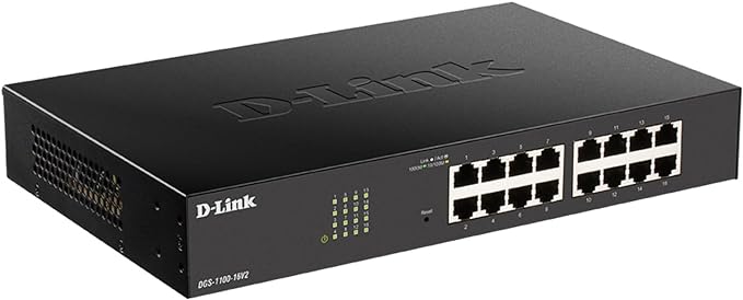 D-Link 16-Port Gigabit Smart Managed Ethernet Switch, IGMP Snooping, Sturdy by D-Link