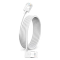 Flexible Cat 6 Ethernet Cable 90° Right Angled 15 Feet, Ultra Thin & Slim Rj45 by DUTEVOLNS