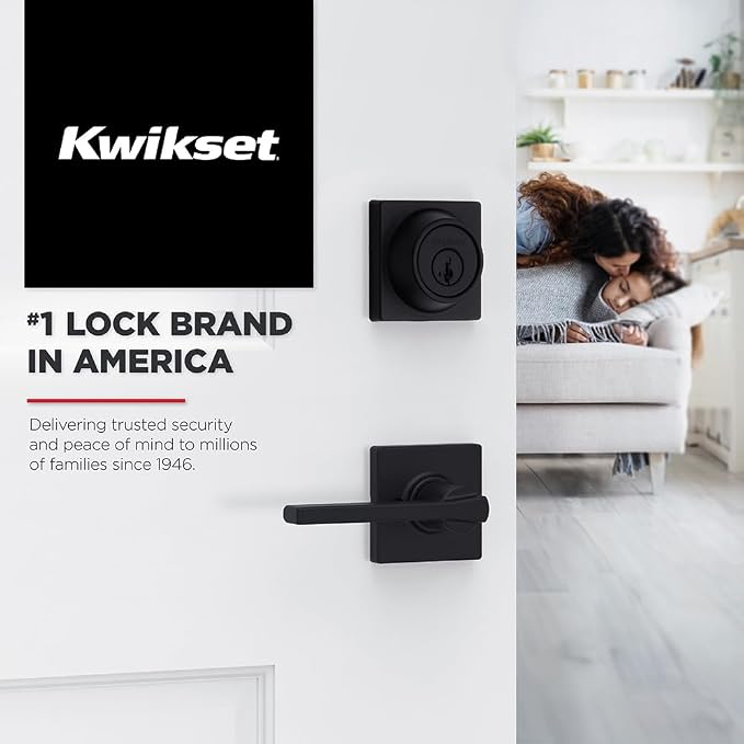 Kwikset Casey Hallway Passage and Bed/Bath Privacy Door Handle 2 Pack, 1 - Image 10