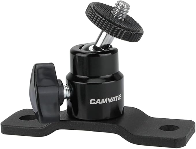 CAMVATE 1/4"-20 Ball Head with Bottom Pedestal Mount - Image 5
