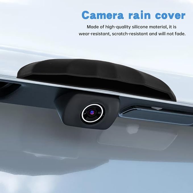 2Pcs Car Rear View Backup Camera Cover, Silicone Car Backup Camera Protective - Image 3