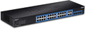 TRENDnet 28-Port Gigabit Web Smart Switch, 24 x Gigabit Ports, 4 x Shared by TRENDnet
