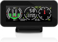 Car Inclinometer for Off-Road Driving, GPS Speedometer MPH KMH by AOMOSUR