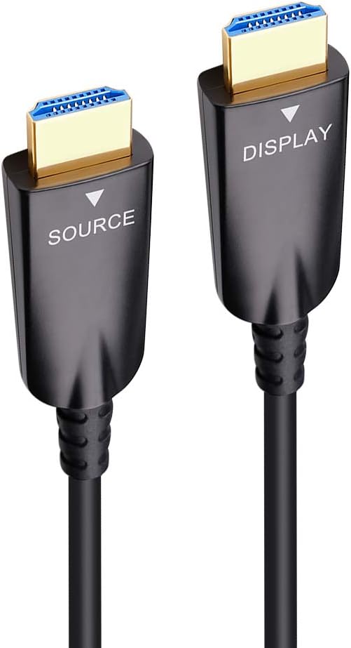 DTECH 25ft Fiber Optic HDMI Cable 4K 60Hz 1080p HD Video 3D ARC HDCP CEC High - Image 4