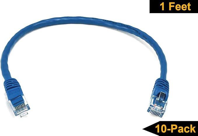 iMBAPrice 50' Cat5e Network Ethernet Patch Cable, 10 Pack - Image 2