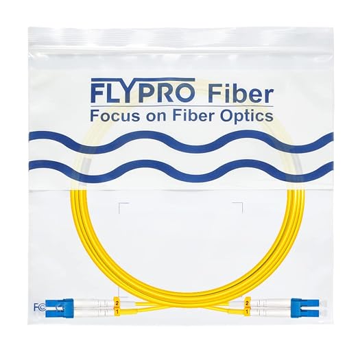 FLYPROFiber- 30M OS2 Fiber Patch Cable LC to LC, Length Options: 0.2m-300m - Image 7