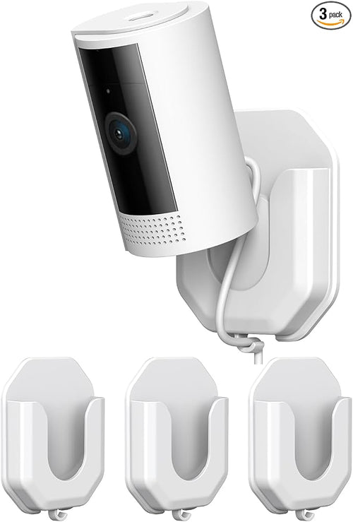3 Pack Ring Indoor Camera No Drill No Screws Wall Mount Bracket Compatible by ZHANDEYUA