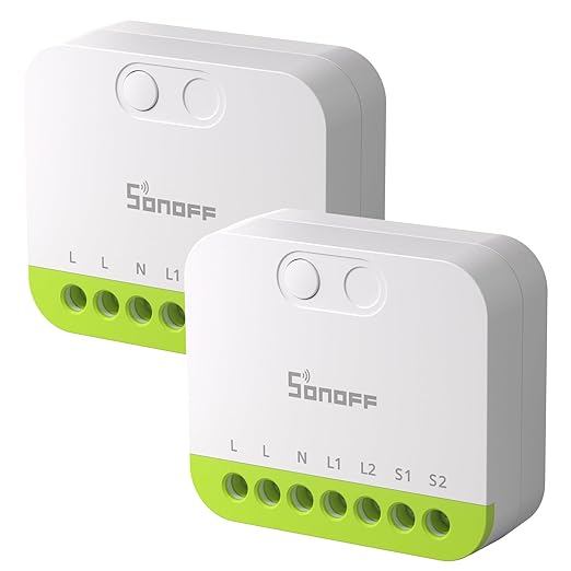 SONOFF MINI Duo 2-Channel Zigbee Smart Switch, Zigbee 3.0, 16A Total Load by SONOFF