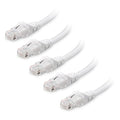 Cable Matters 10Gbps 5-Pack Snagless Short Cat 6 Ethernet Cable - 1ft by CableMatters