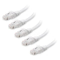 Cable Matters 10Gbps 5-Pack Snagless Cat 6 Ethernet Cable - 8ft by CableMatters