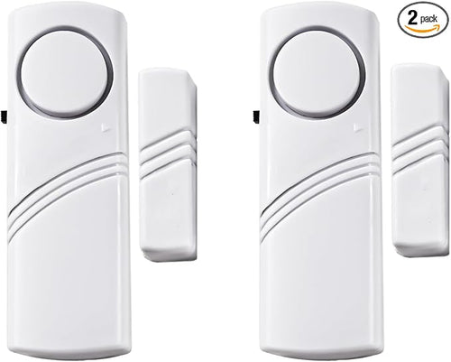2 Pack Door Window Alarm, Home Magnetic Sensor Alarm, Home Security System Alert by Anglepingping