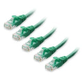 Cable Matters 10Gbps 5-Pack Snagless Short Cat 6 Ethernet Cable - 1ft by CableMatters