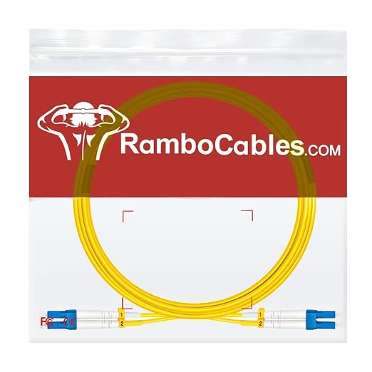 3m OS2 LC to LC Single Mode Fiber Patch Cables, Options 7inch~1000ft, SM - Image 7